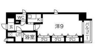 S-RESIDENCE難波Vialeの物件間取画像